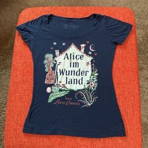 Alice in Wonderland Alice in Wunderland Von Lewis Carroll German Print Shirt